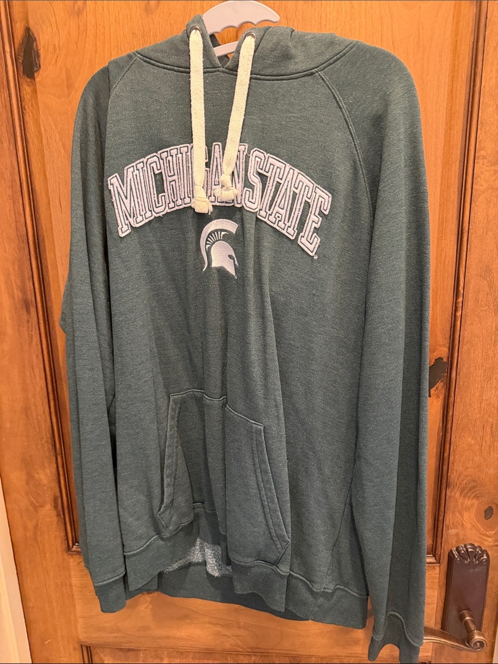 Michigan State Crewneck Pullover Sweatshirt in Green
